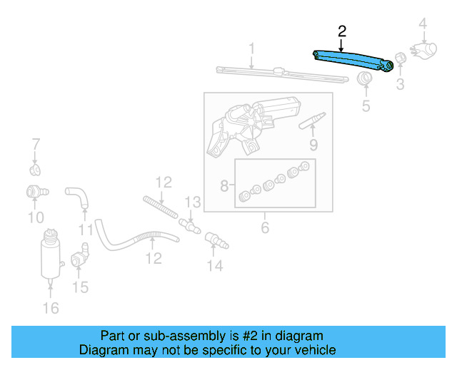 Wiper Arm 1K9-955-707-A-03C - View 7