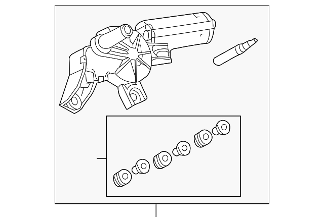 Back Glass Wiper Motor 1K9-955-711-B - View 2