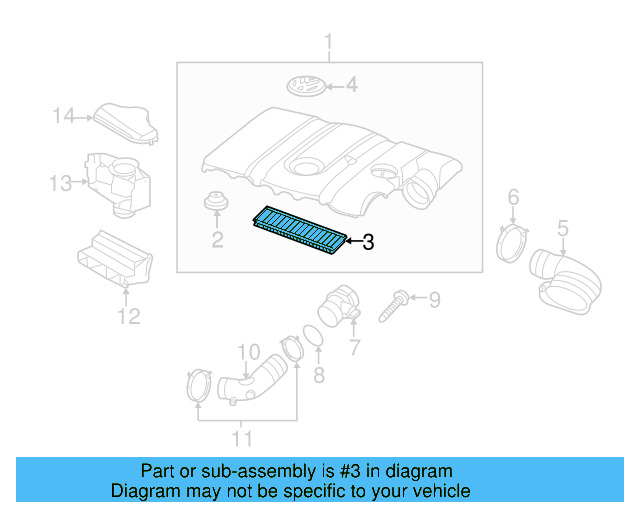 Engine Air Filter 07K-129-620 - View 11