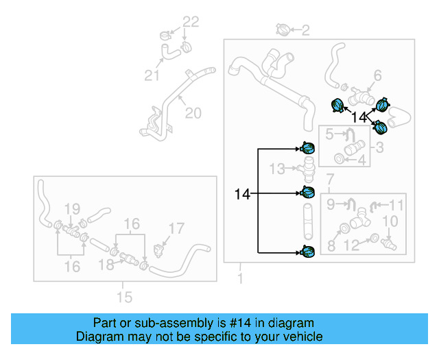 Upper Coupling Clamp N-909-265-01 - View 58