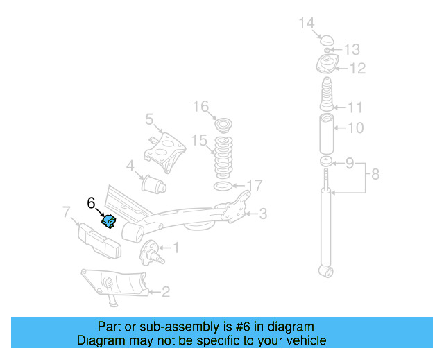 Axle Beam Cushion 871-511-423 - View 7