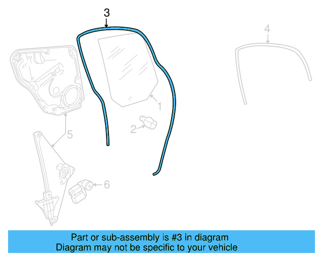Window Guide 3B9-839-432-T-B41 - View 7