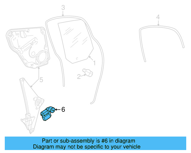 Window Motor 3B0-959-811-AB - View 4