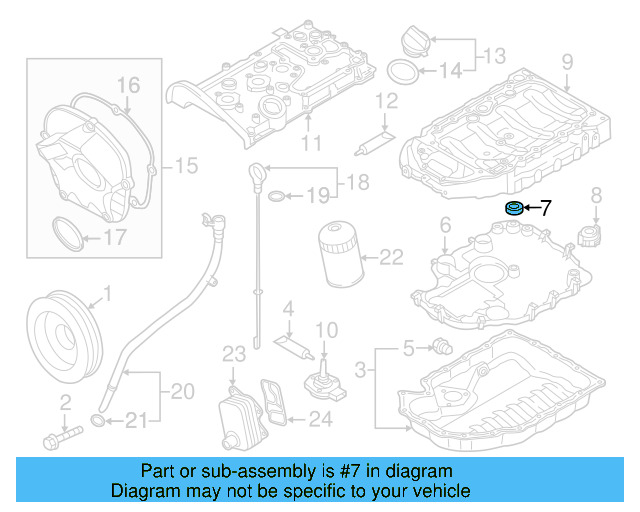 Gasket 06J-103-147 - View 23