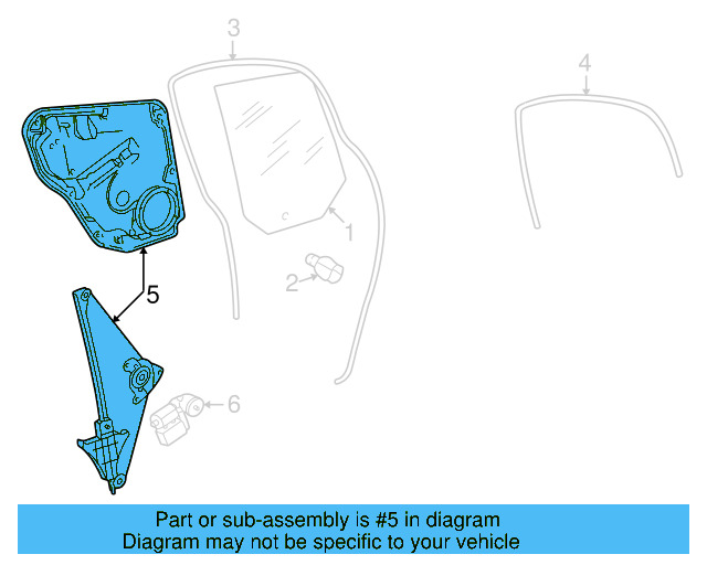 Window Regulator 3B9-839-462-A - View 7