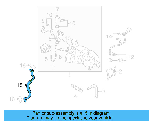 Oil Return Line 06H-145-735-G - View 15