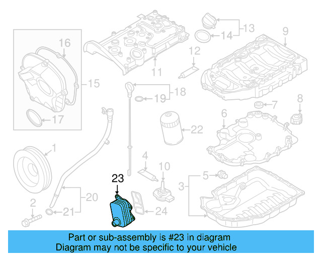 Oil Cooler 028-117-021-L - View 41