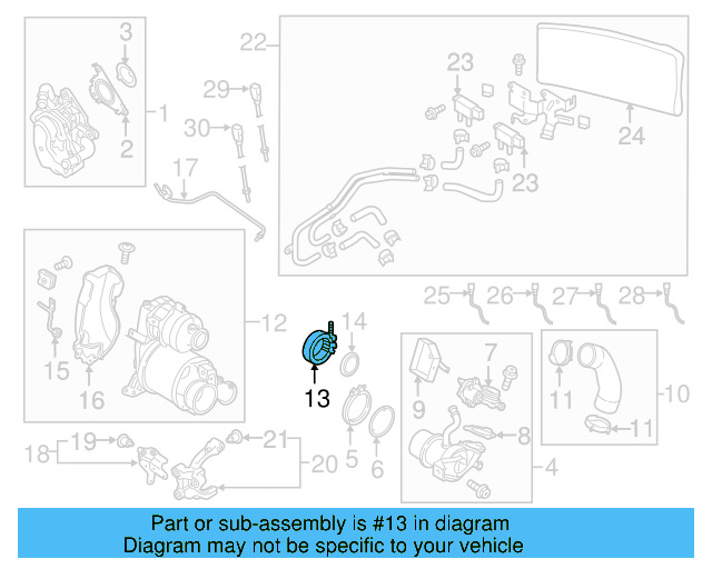 Converter & Pipe Clamp 1K0-253-725 - View 18