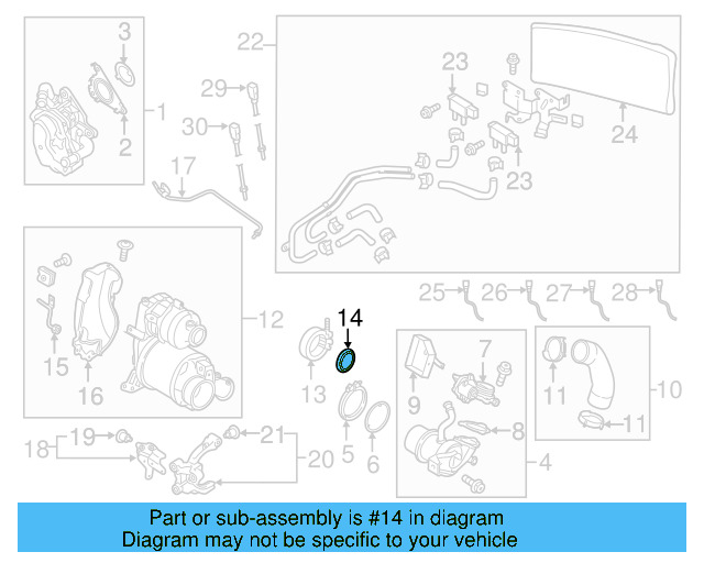 Converter & Pipe Gasket 1K0-253-115-T - View 12