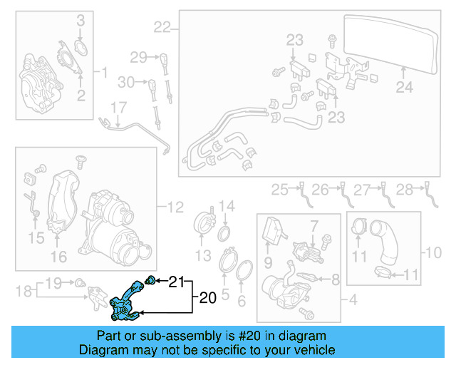 Mount Bracket 04L-131-425 - View 10