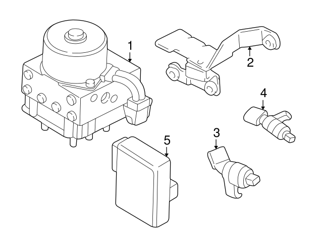 ABS Pump Assembly 1J0-698-517-A - View 4