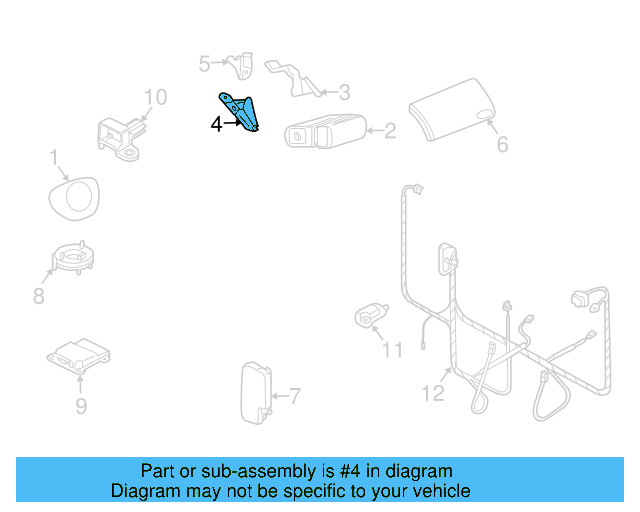 Driver Air Bag 1C0-880-201-Q-4EC - View 4