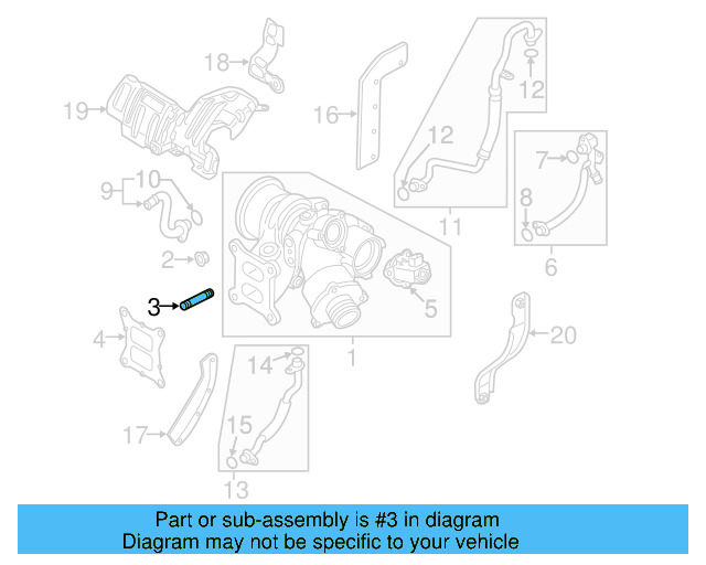 Turbocharger Stud N-912-317-01 - View 8