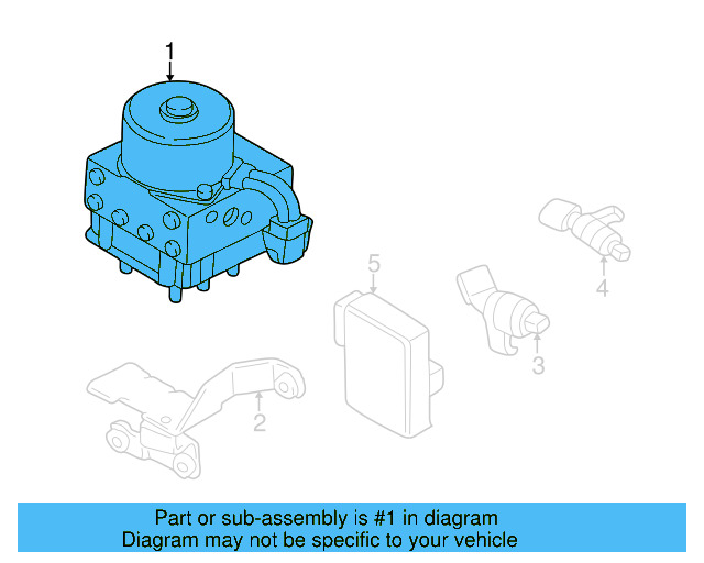 ABS Pump Assembly 1J0-698-517-E - View 6