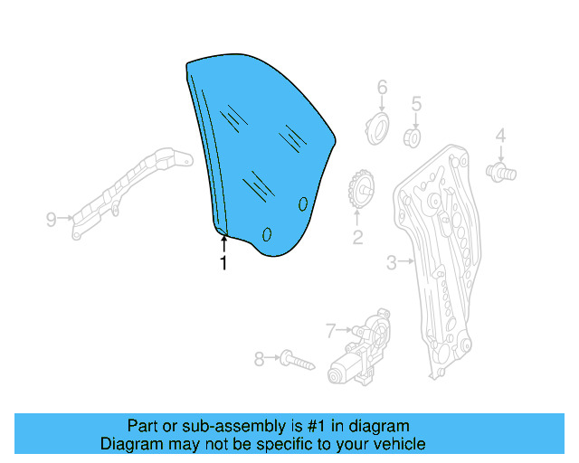 Quarter Glass 5C5-845-041-P - View 5