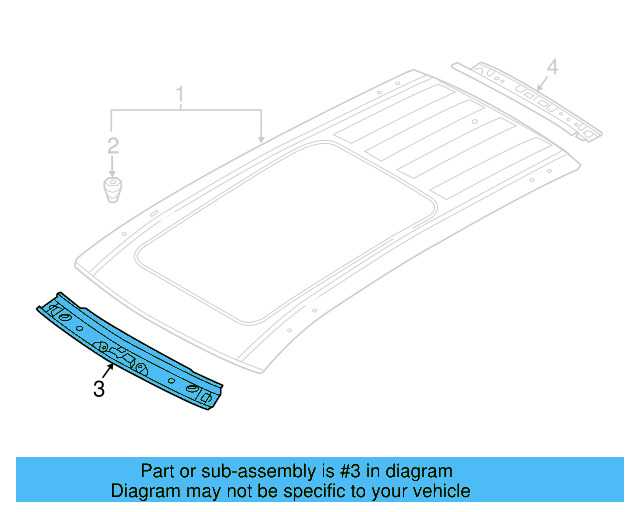 Windshield Header 3CN-817-123 - View 4