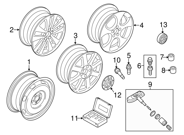 Sensor 1K0-907-253-D - View 41