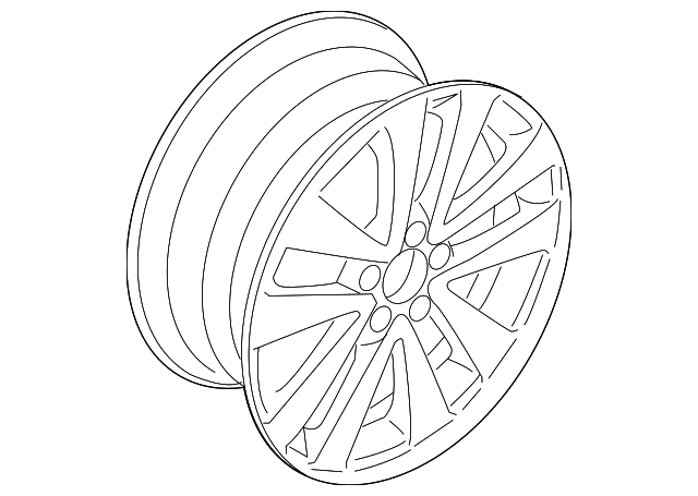 Wheel, Steel 1K0-601-027-CD-03C