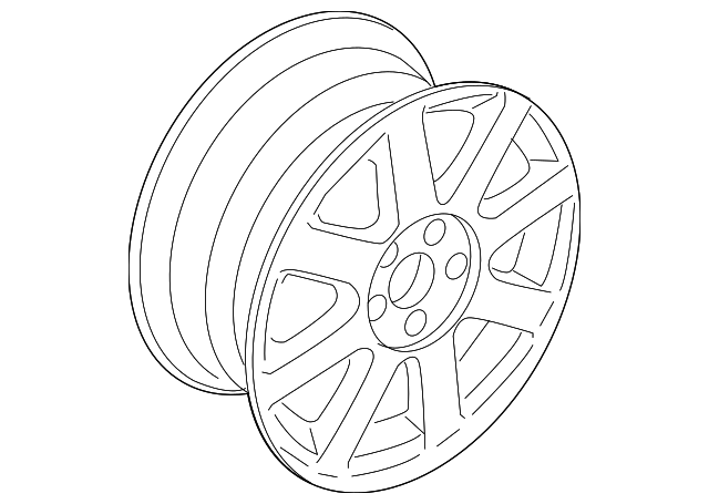 Wheel, Alloy 5K0-601-025-AD-88Z - View 14