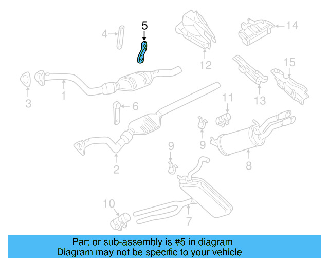 Converter & Pipe Plate 8D0-253-268-A - View 9