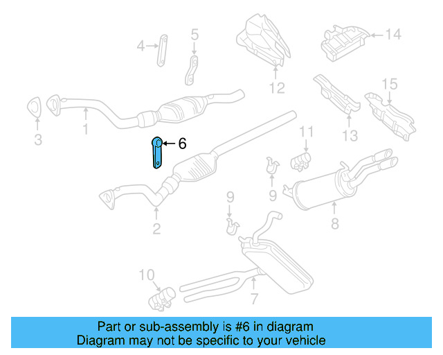 Converter & Pipe Plate 4A0-253-295-P - View 5