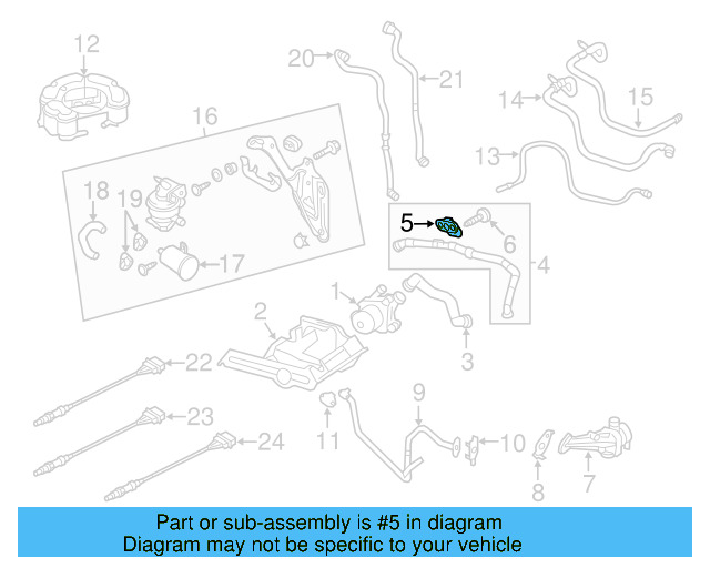 Pressure Sensor 07K-906-051-B - View 5