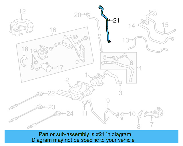 Hose 1K0-906-272 - View 22