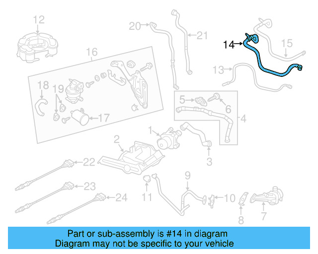 Breather Tube 1K0-201-160-AS - View 17