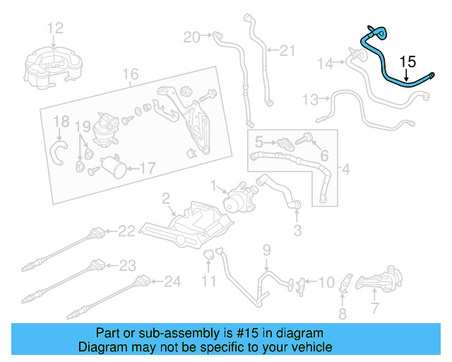Hose 1K0-906-272 - View 23