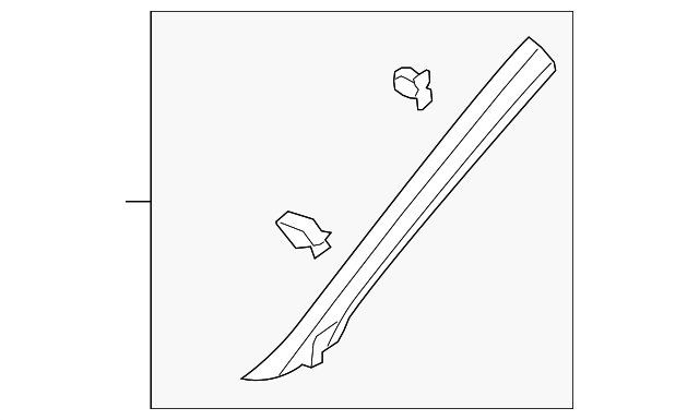 Windshield Pillar Trim 5GM-867-233-F-ZB5 - View 2
