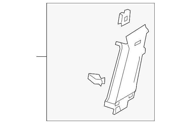 Upper Center Pillar Trim 5GM-867-244-D-82V