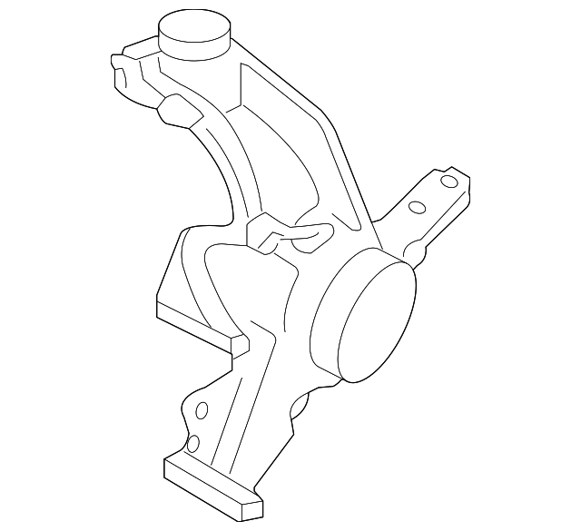Steering Knuckle 1K0-407-256-AA - View 2