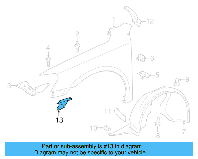 Support Brace 561-821-183 - View 5