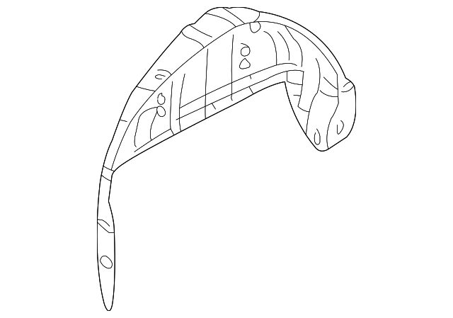 Inner Wheelhouse 1J0-803-422-C - View 2