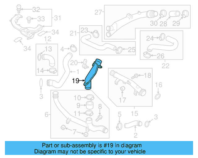 Pressure Hose 7P0-145-972-A - View 5