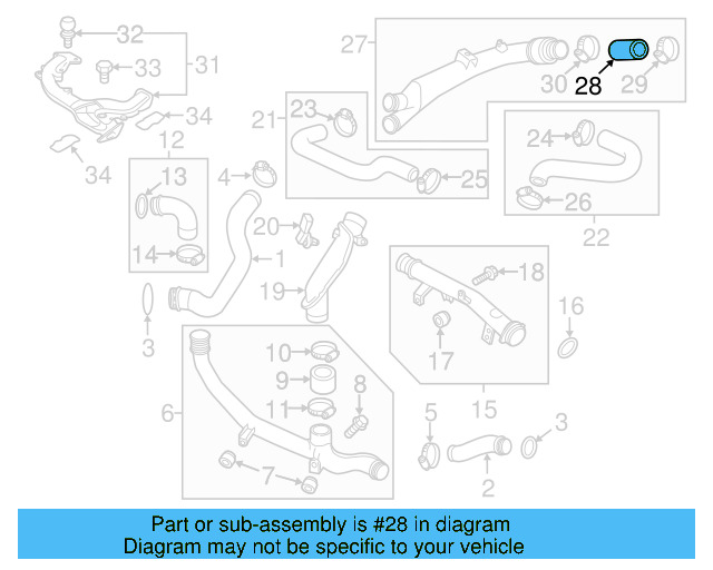 Pressure Hose 7P0-145-972-A - View 4