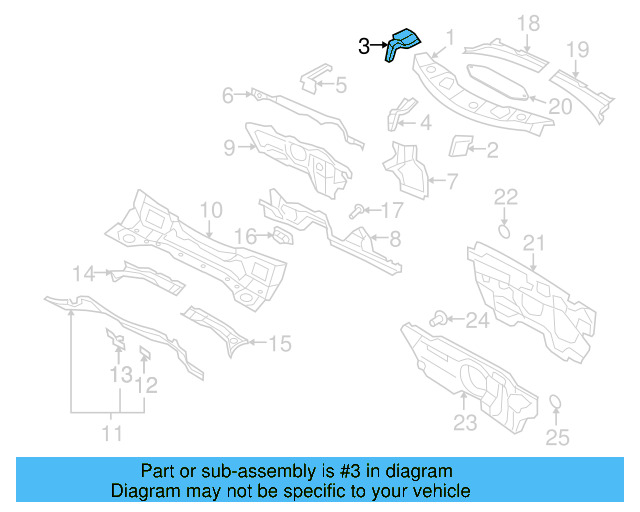 Filler Plate 5N0-806-412 - View 3