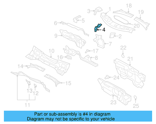 Filler Plate 5N0-806-411 - View 3