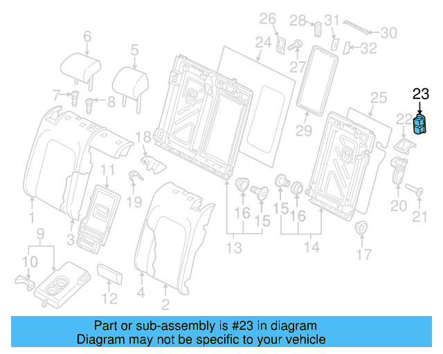 Seat Belt Guide 5G0-857-781-A-ZA2 - View 2
