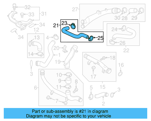 Pressure Hose 7P6-145-737-B - View 3