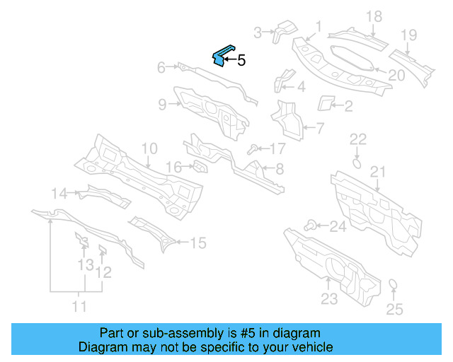 Filler Plate 5N0-806-311 - View 3
