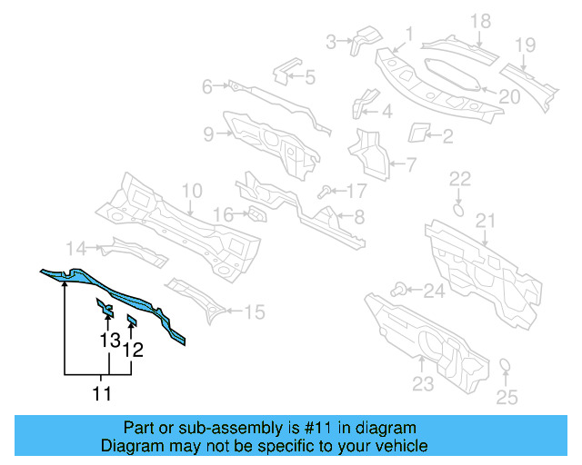 Gusset Support 5N0-971-360 - View 7