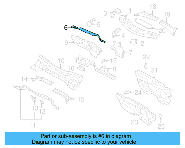 Gusset Support 5N0-971-360 - View 6