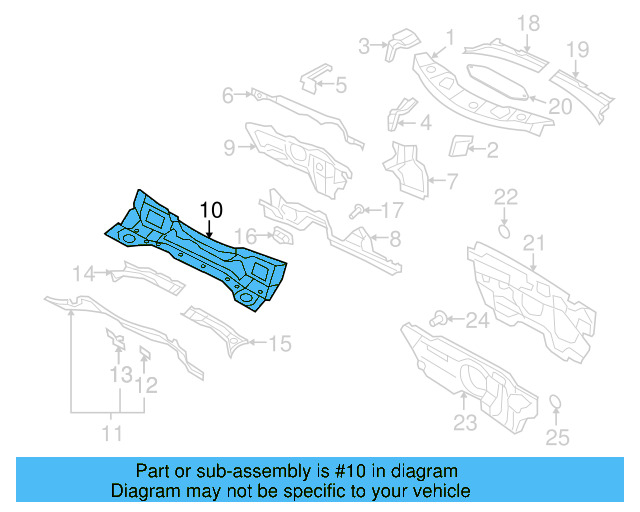 Cowl Panel 5N0-803-155 - View 3