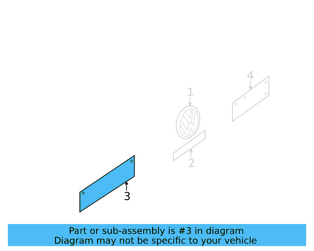 Emblem 3CM-853-630-DPJ