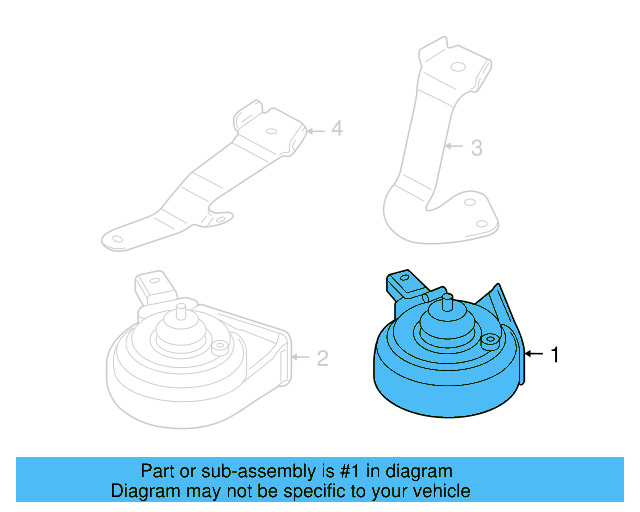 High Note Horn 5C0-951-223-C - View 13