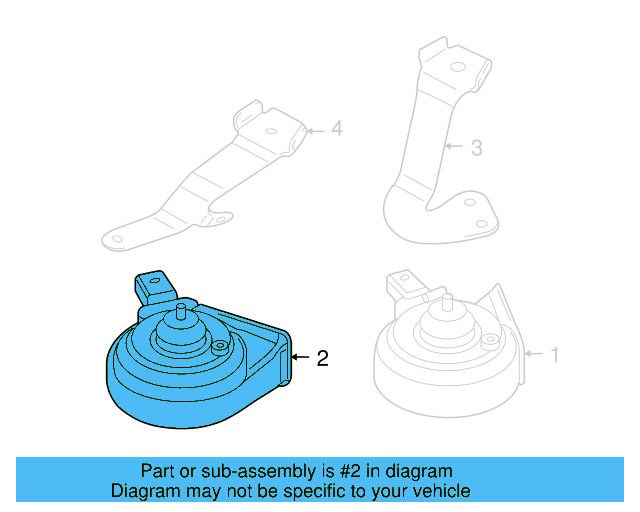 High Note Horn 5C0-951-223-C - View 48