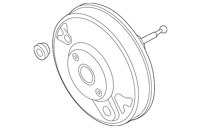 Brake Booster 561-614-106-E - View 3