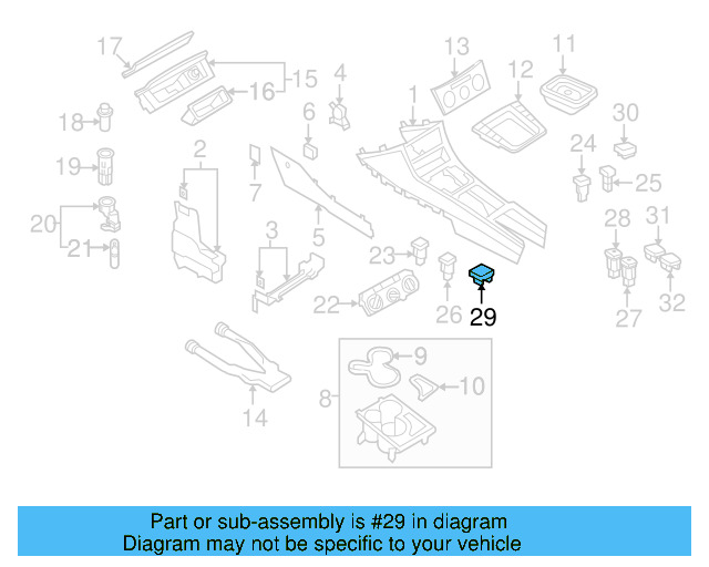 Instrument Panel Plug 1T0-857-489 - View 73