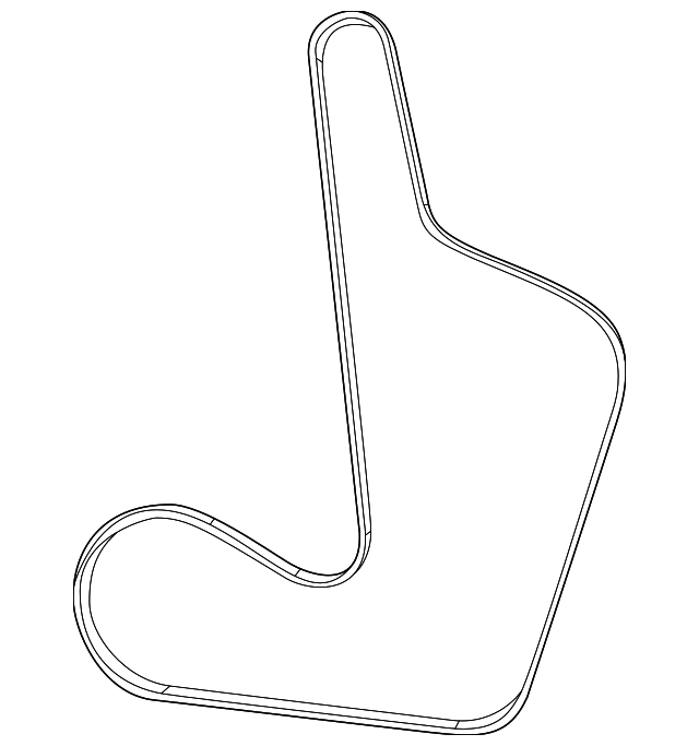 Serpentine Belt 7B0-903-137-B - View 2